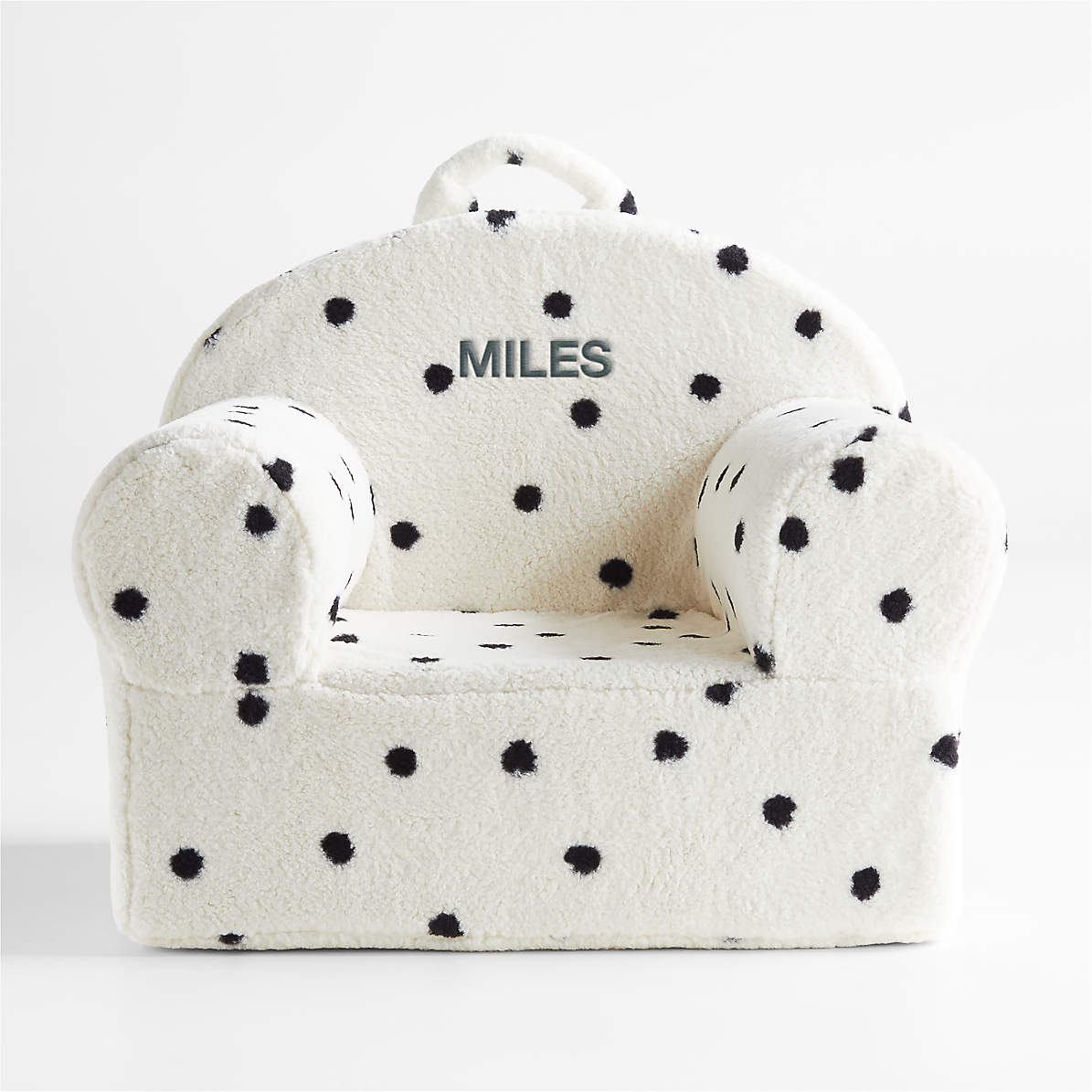 colorful dot fur large nod chair