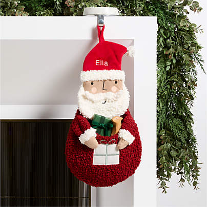 Sherpa Santa Kids Christmas Stocking