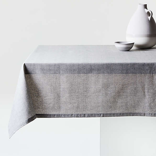 Table Runner Black Cotton Ribbed Fabric Cloth Dining Décor 183 x 48cm 