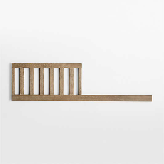 Ellis Hazelnut Brown Wood Toddler Bed Rail