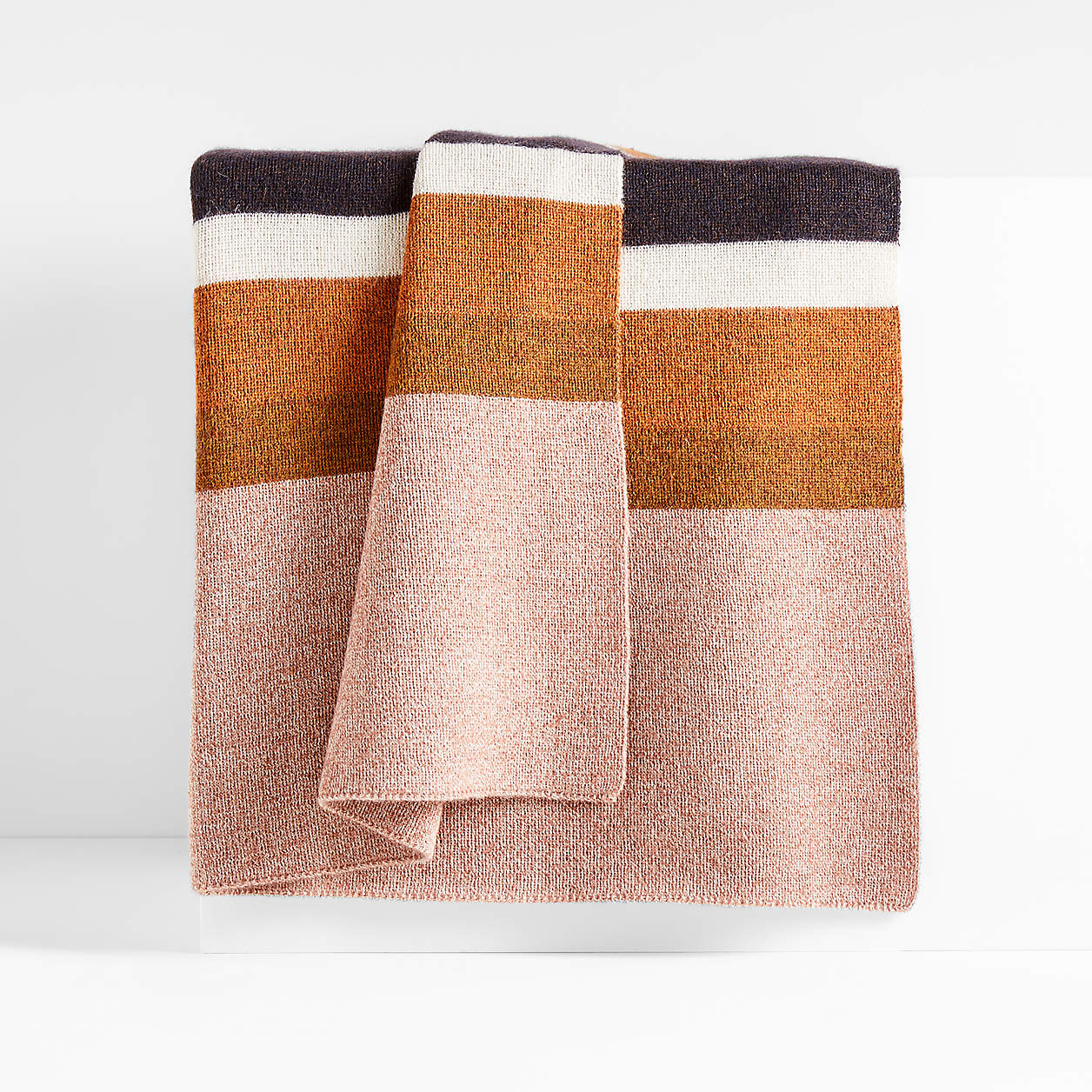 Shinola Hotel Alpaca Throw Blanket + Reviews | Crate & Barrel