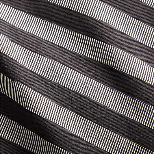 Shinola Canfield Striped Black and White King Sham