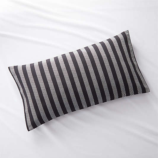 Shinola Canfield Striped Black and White King Sham