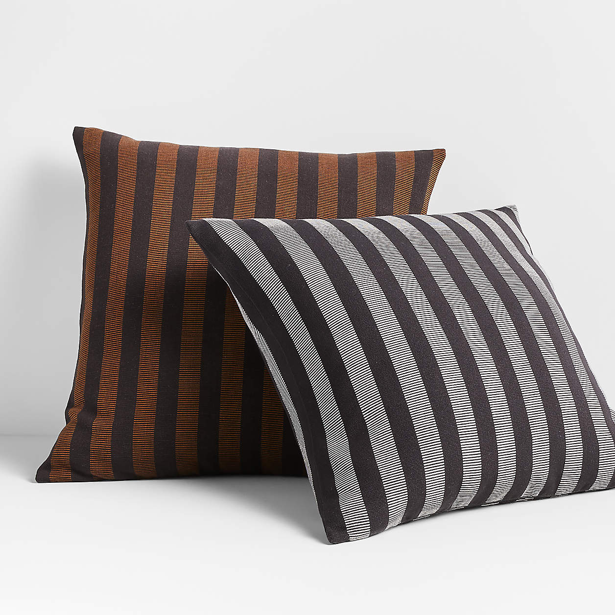 Shinola Canfield 23" Striped Pillows Crate and Barrel