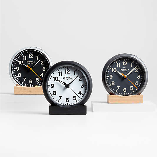 Shinola Runwell Desk Clocks