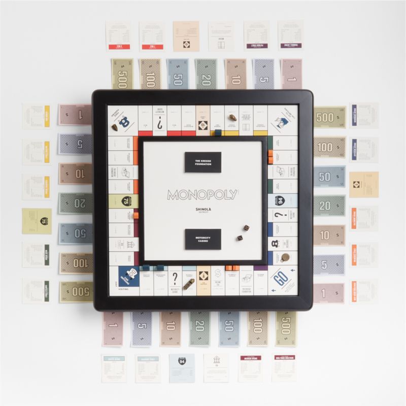 Shinola Monopoly Set: Shinola Detroit Edition | Crate & Barrel