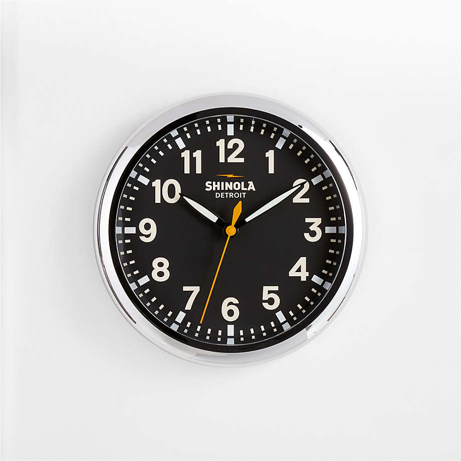 Furniture Barn - Stoke Wall Clock Black Metal