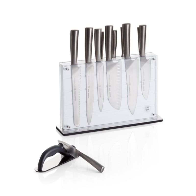 Schmidt Brothers ® White Shiplap 15-Piece Knife Block Set - image 4 of 4