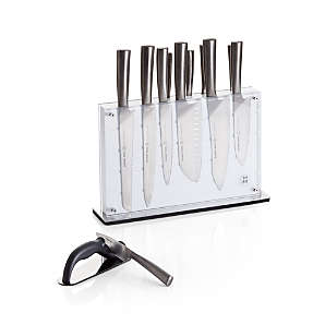 Schmidt Brothers Cutlery Jet Black 12-Piece Knife Set by Crate and Barrel -  Dwell