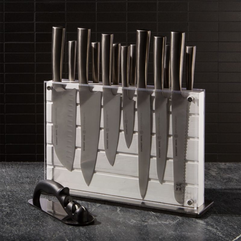 15 Piece Classic Marble Style Block Set - White