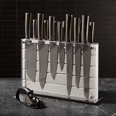View Schmidt Brothers ® White Shiplap 15-Piece Knife Block Set details