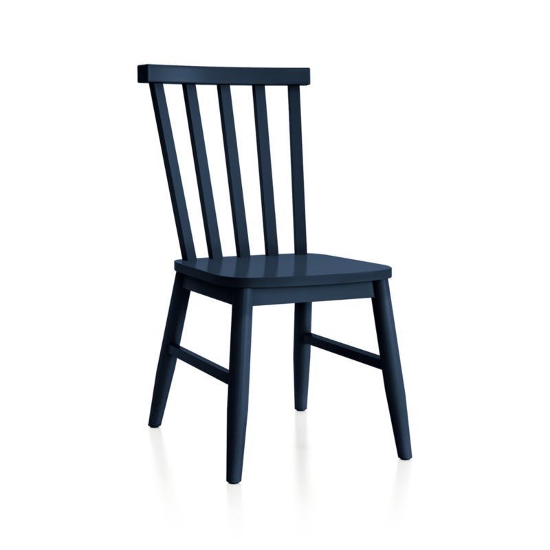 Parke Navy Blue Wood Kids Desk Chair - image 6 of 8