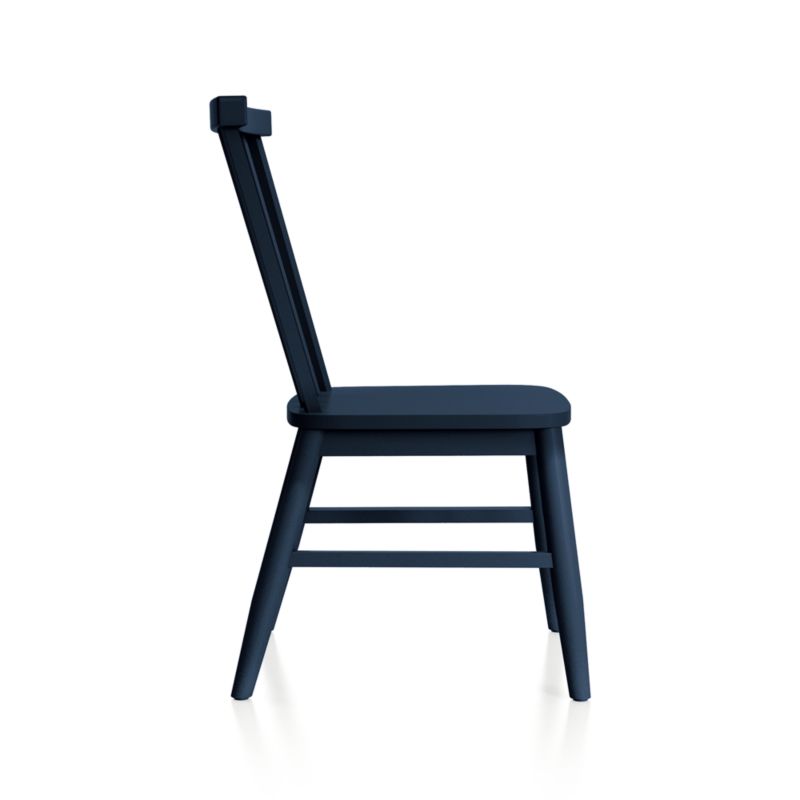 Parke Navy Blue Wood Kids Desk Chair - image 7 of 8