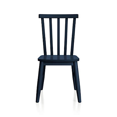Parke Navy Blue Wood Kids Desk Chair Reviews Crate Kids