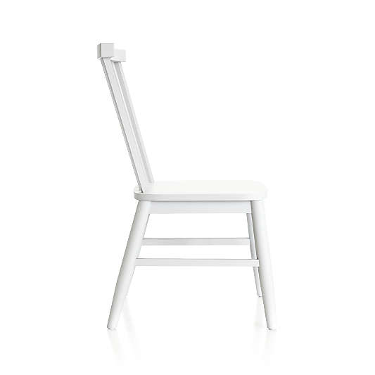 Parke White Wood Kids Desk Chair