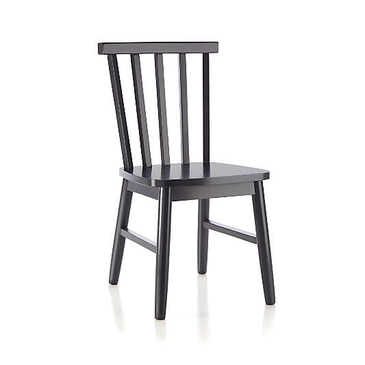 Shore Charcoal Wood Kids Play Chair