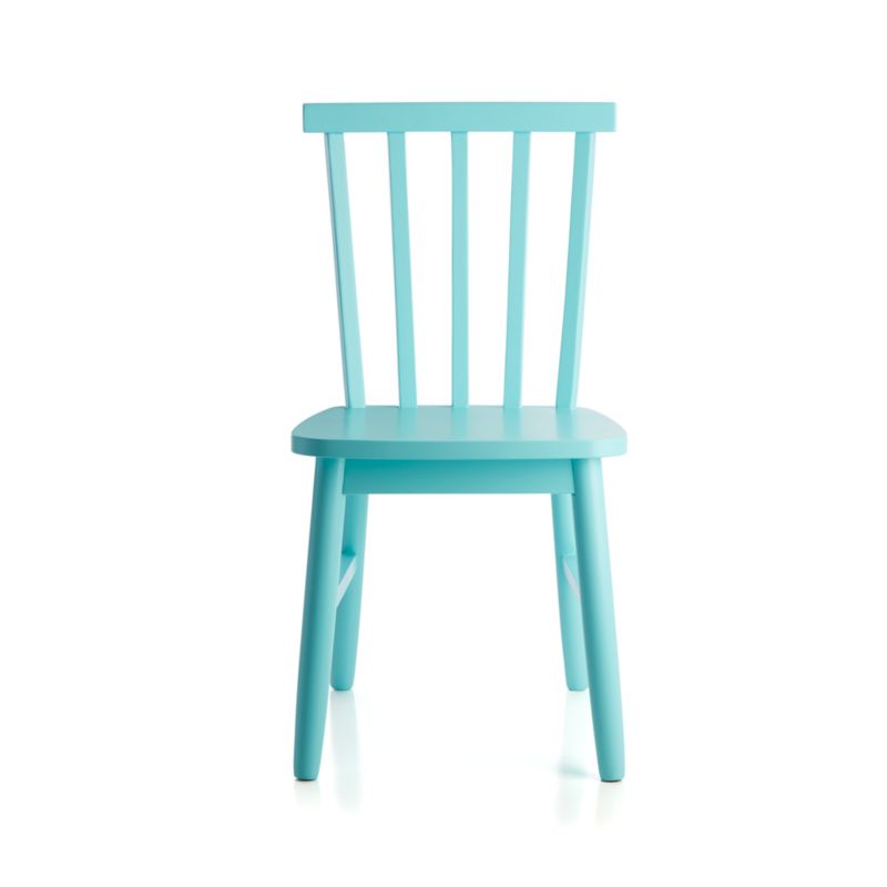 Shore Light Blue Wood Kids Play Chair - image 5 of 12