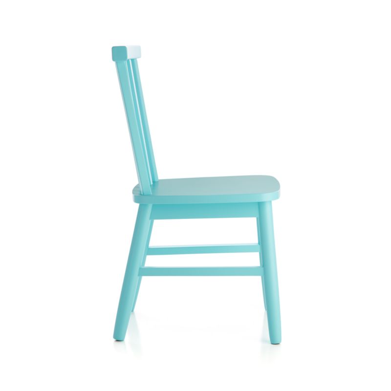 Shore Light Blue Wood Kids Play Chair - image 6 of 12