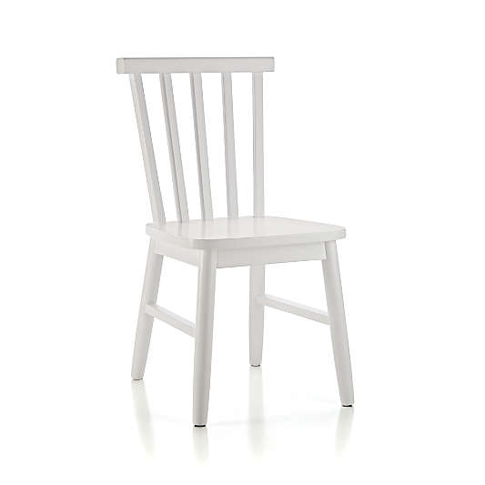 Set of 2 Shore White Wood Kids Play Chair