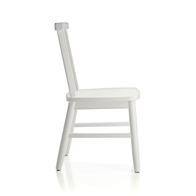 Shore White Wood Kids Play Chair