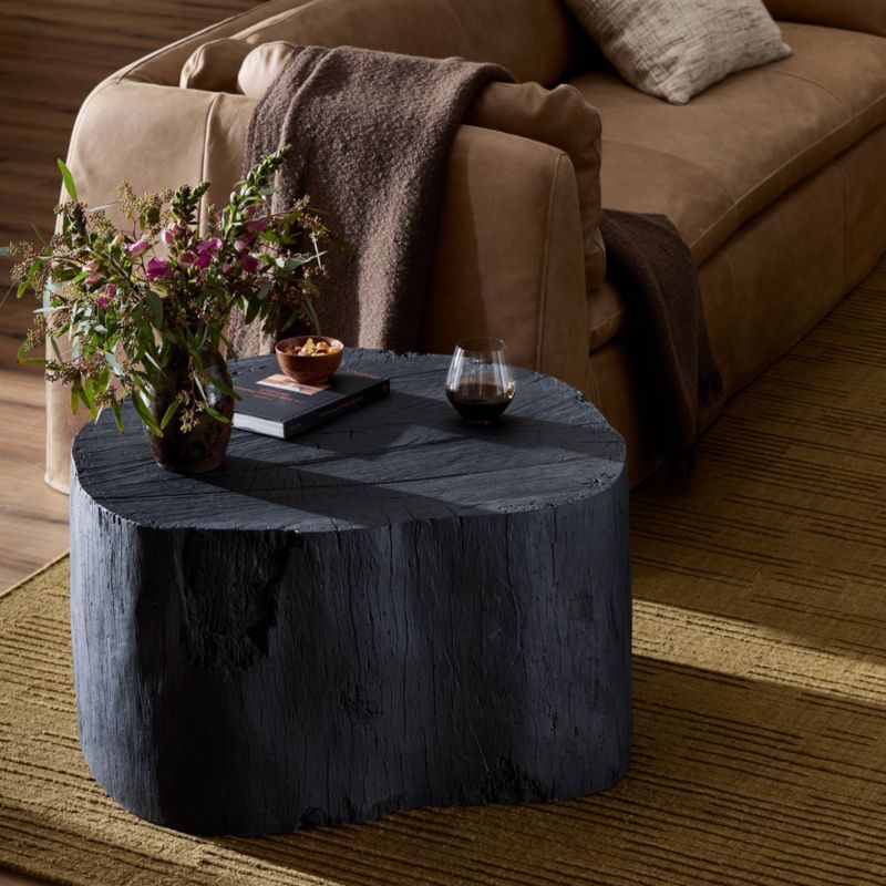 Shou Stump 32" Coffee Table - image 2 of 9