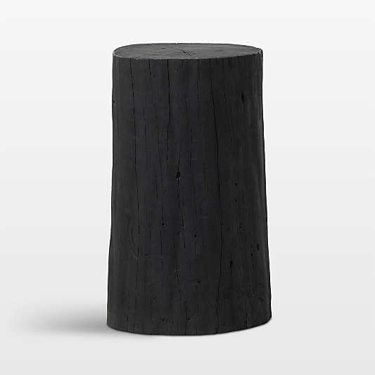 Shou 12" Stump Side Table