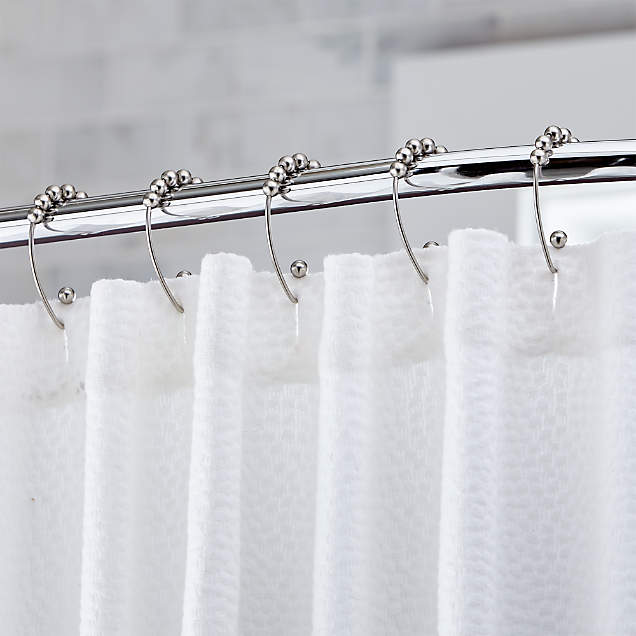 Dedra Organic Cotton Shower Curtain + Reviews Crate & Barrel