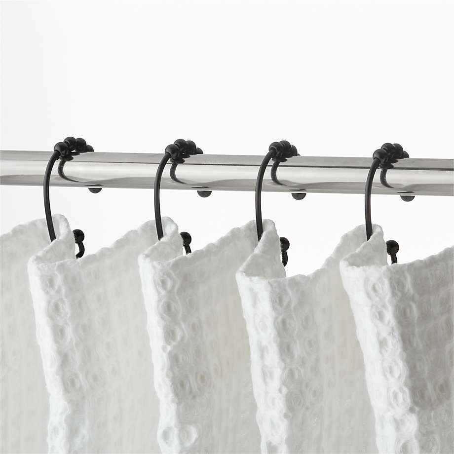 Latitude Run® Waffle Weave Shower Curtain With Snap-In Liner, 12 Hooks  Included & Reviews | Wayfair