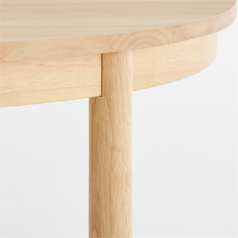 Shore Natural Wood Round Kids Play Table - image 5 of 6