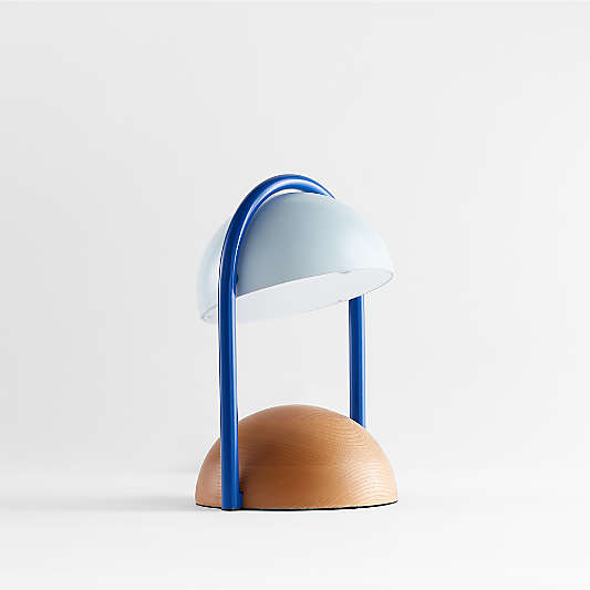 Kids Blue Shroom Table Lamp