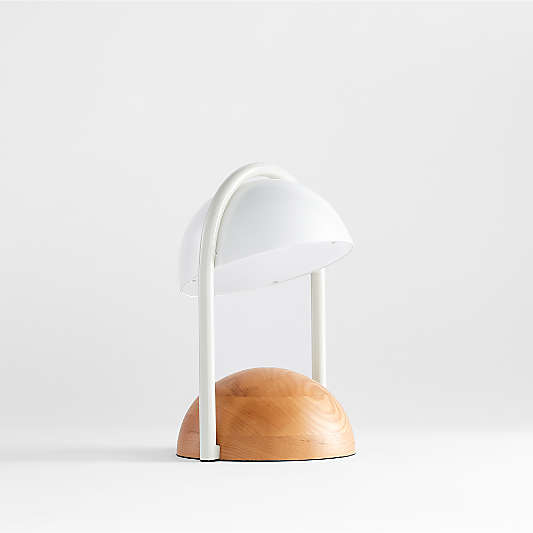 Kids White Shroom Table Lamp