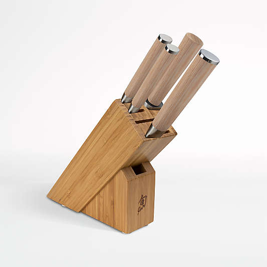 Beechwood Knife Blocks | Crate & Barrel Canada