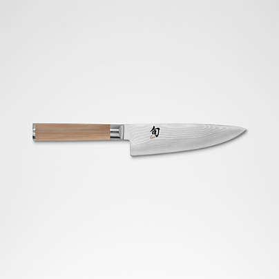 Shun DMS400W Classic Blonde 4-Piece Steak Knife Set, VG-MAX Damascus  Blades, Blonde Pakkawood Handles - KnifeCenter