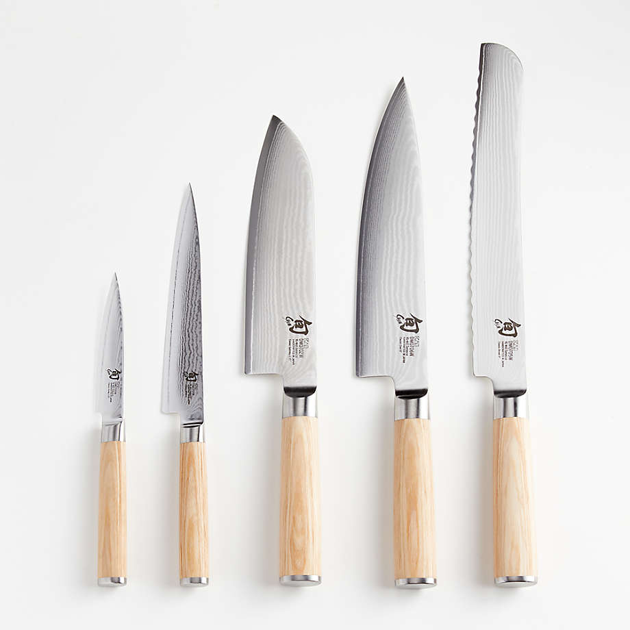 Morse kode bifald James Dyson Shun Classic Blonde 8" Chef's Knife + Reviews | Crate & Barrel