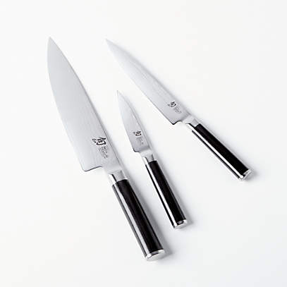 Kai Wasabi Black three-piece knife set  Advantageously shopping at