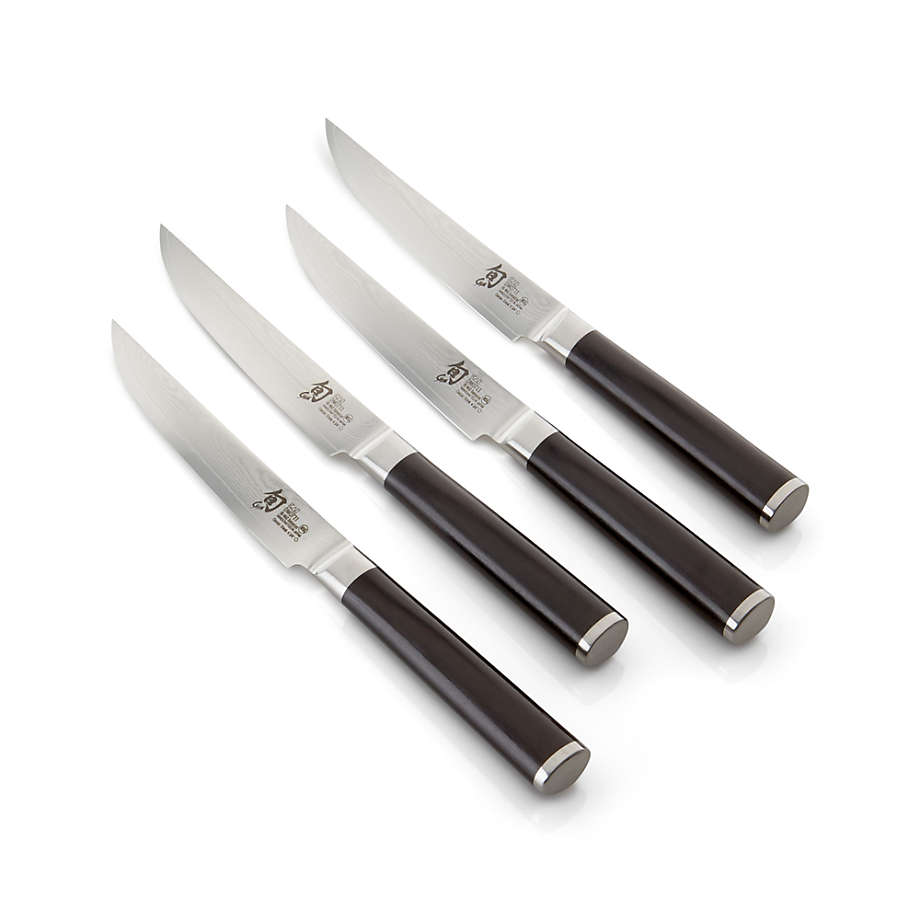 SHUN Shun Premier 6-Piece Steak Knife Set with Sidecar Block