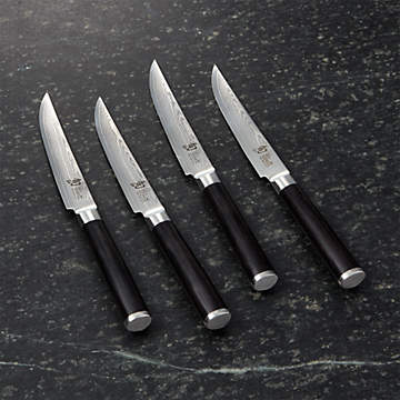 Shun Premier 4 Piece Steak Knife Set — Las Cosas Kitchen Shoppe