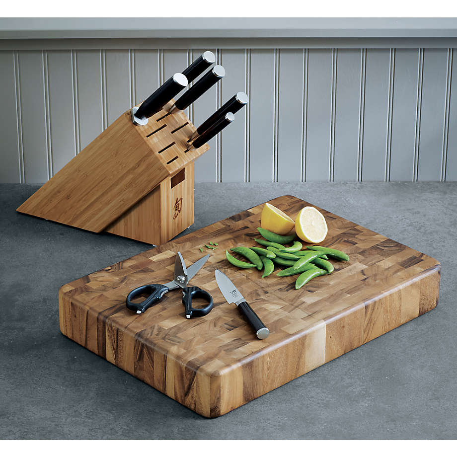Large End Grain Cutting Board/Serving Board Block + Reviews | Crate & Barrel