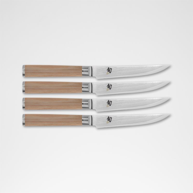 4 Steak Knife Set Serrated Edge 7.5 Stainless Steel Knives Cutlery Utensil