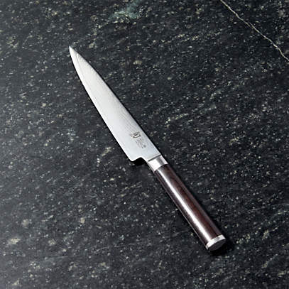 Shun Classic 6" Utility Knife + Reviews Crate & Barrel