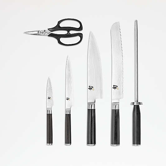 Shun ® Essentials 7-Piece Knife Block Set