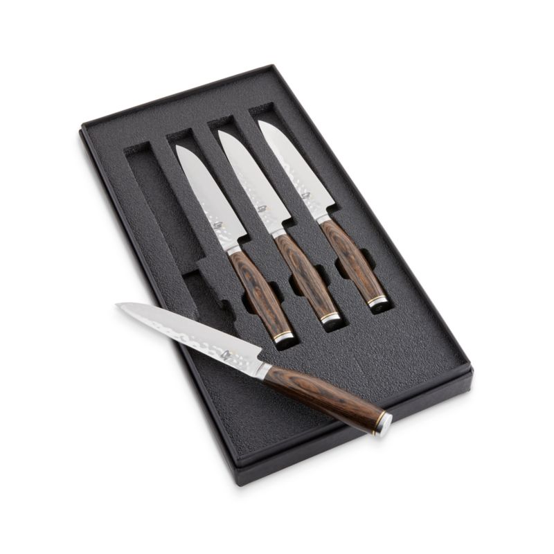 Shun Premier 4 Piece Steak Knife Set — Las Cosas Kitchen Shoppe