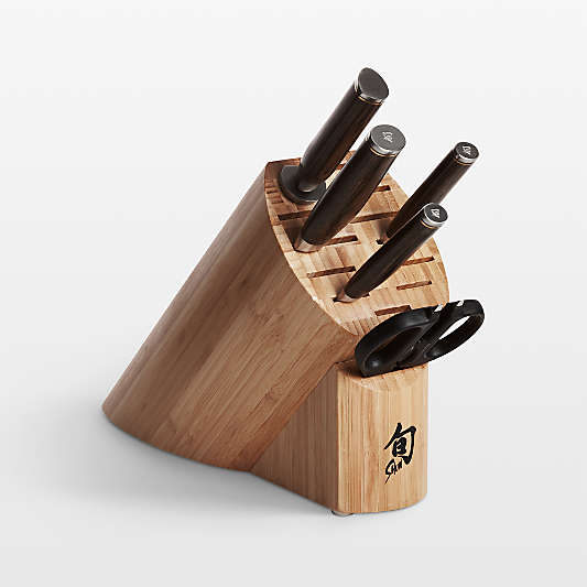 Shun ® Premier 5-Piece Block Knife Set with Bonus Shears