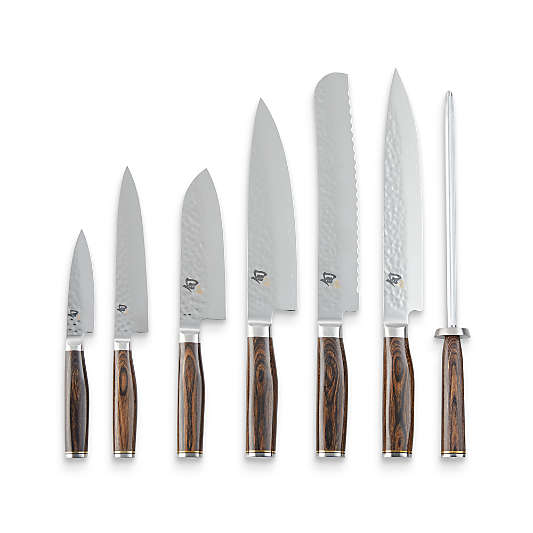 Shun ® Premier 8-Piece Professional Knife Block Set