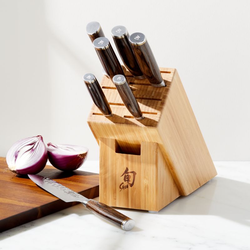 Shun ® Premier 8-Piece Professional Knife Block Set