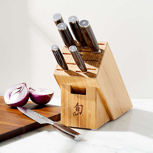 Shun ® Premier 8-Piece Professional Knife Block Set