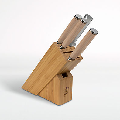 View Shun ® Premier Blonde 5-Piece Knife Block Set details
