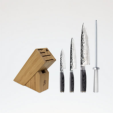 View Shun ® Premier Grey 5-Piece Starter Knife Block Set details