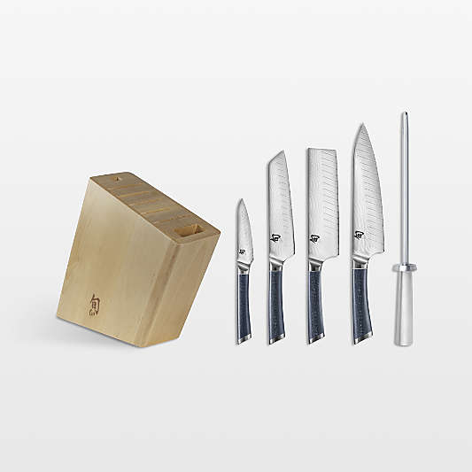Shun ® Shiranami 6-Piece Knife Block Set