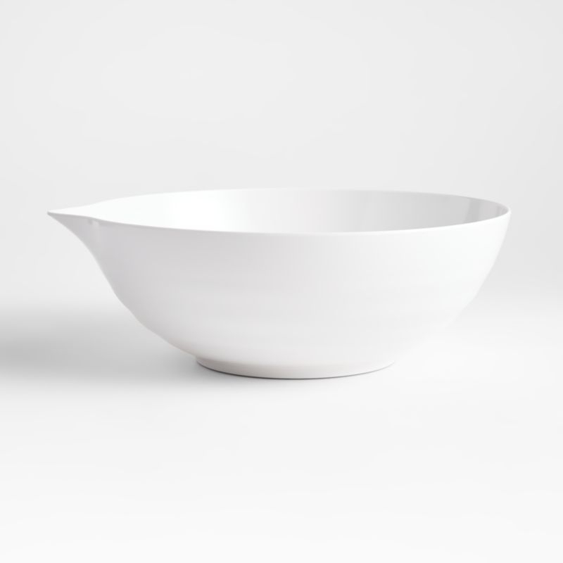 Sia White Melamine Mixing Bowl